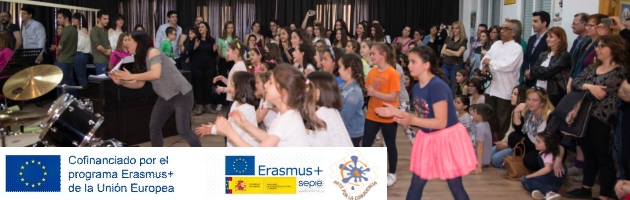 Talleres artísticos, lectura y música en el 1er encuentro del Proyecto Erasmus+ ‘Arte por la Convivencia’