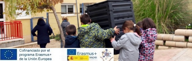 Proyecto Erasmus+ ‘Arte por la Convivencia’: Taller de compostaje en el CEIP Tomás y Valiente